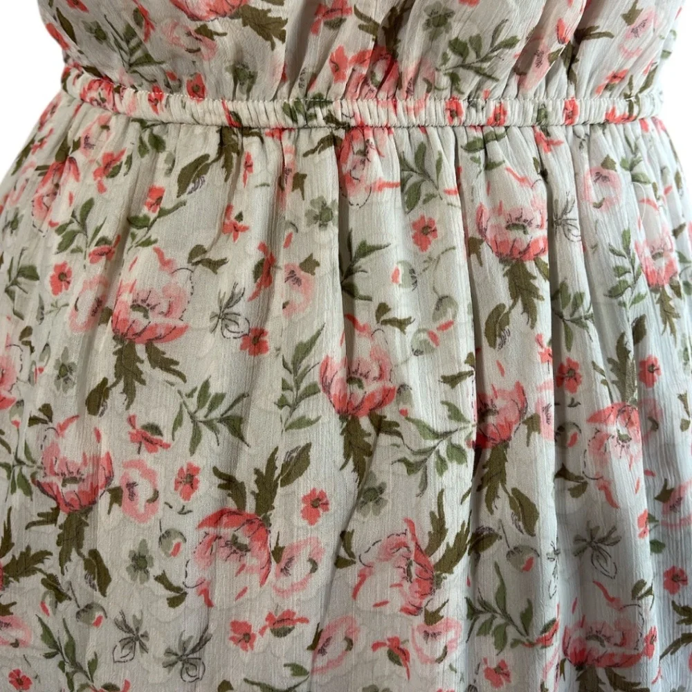 NWT Exhilaration Floral‎ Print Cold Shoulder Wrap Dress  Size M